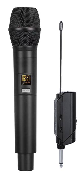E-Lektron IU-4011 digital UHF Funkmikrofon System 4x Hand-Mikrofon drahtlos Set 