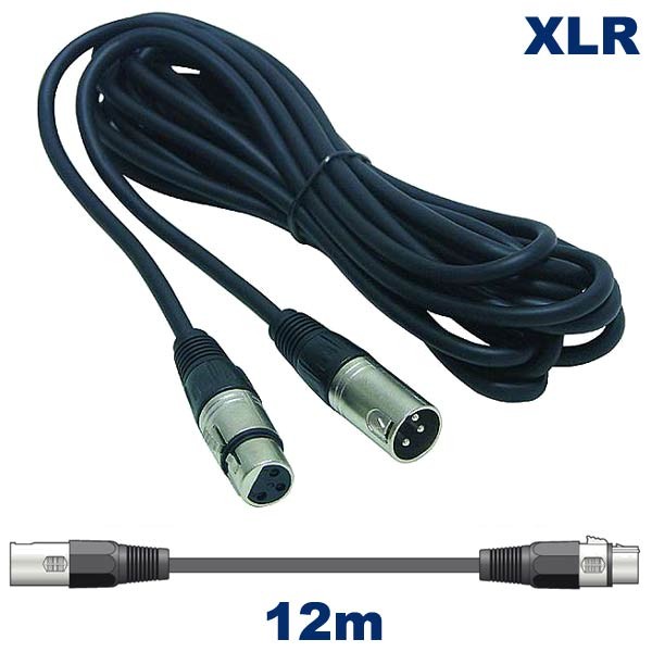 EL176239 PD Connex CX36-12 XLR-Kabel Stecker &gt; Kupplung 12m