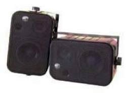 EL100009 Dynavox LS-5L3 mini stereo Lautsprecher Paar SCHWARZ