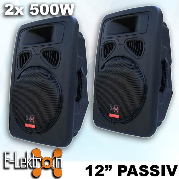 EL299056 E-Lektron JP30 DJ PA Lautsprecherpaar Passiv
